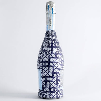 Beau Bottles Navy and White Cane - Prosecco Collection