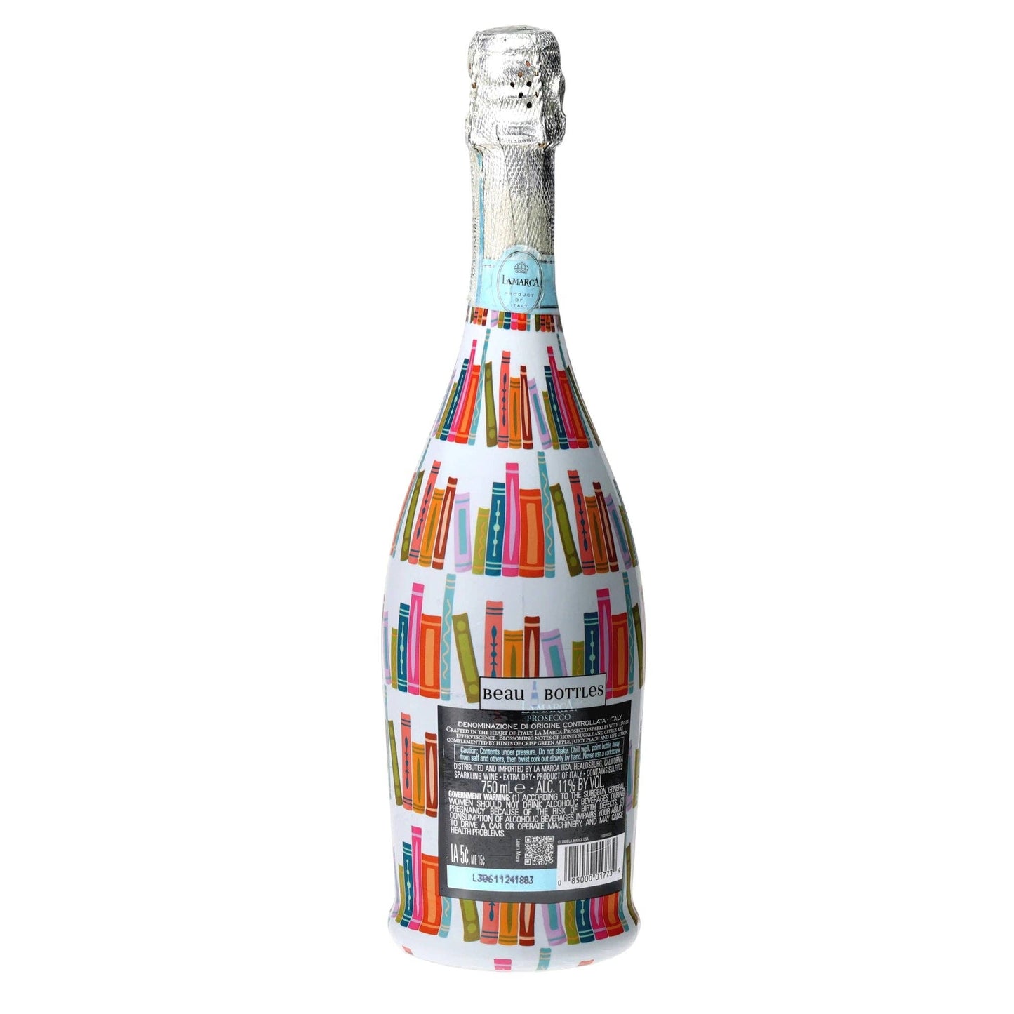 Warm & Bright Books Prosecco Bottle Wrap