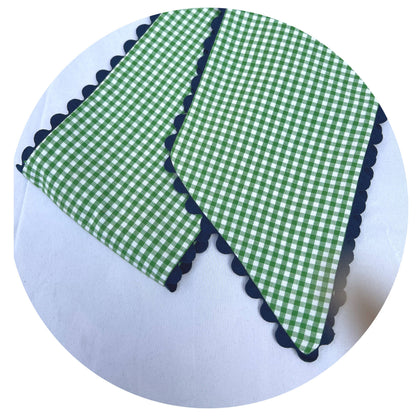 Custom Gingham Sashes with Trim