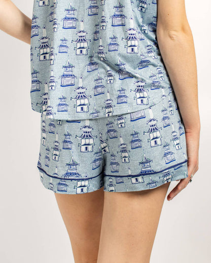 Pagoda Sleep Shorts   Ice/Imperial Blue   -Asst.