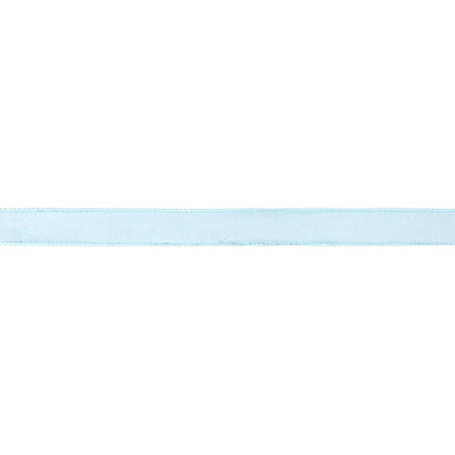 1" Reversible Classic Velvet Wired Ribbon | Baby Blue/Baby Blue | 10 Yard Roll