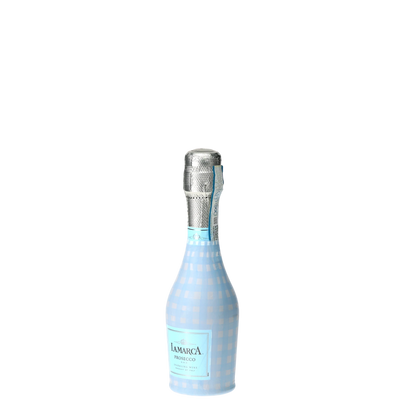 Powder Blue Picnic Gingham Mini Prosecco Wraps (3-Pack)