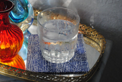 Blue Dots Cocktail Paper Napkins