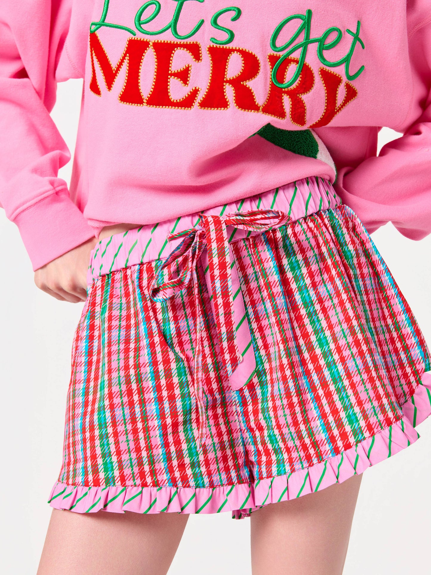 PLAID BOXER SHORTS, MULTI