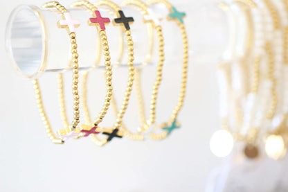 Faith Bracelet 18K Gold Water Resistant Non Tarnish
