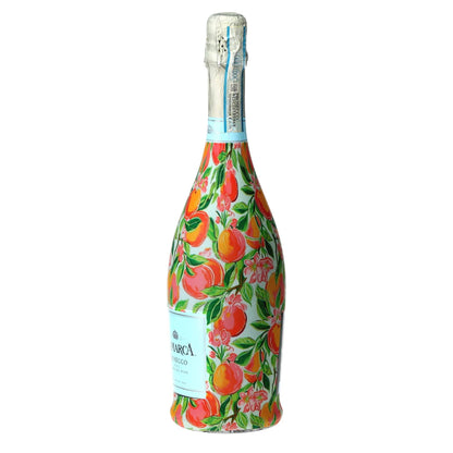 Peach Blossom Grove Prosecco Bottle Wrap