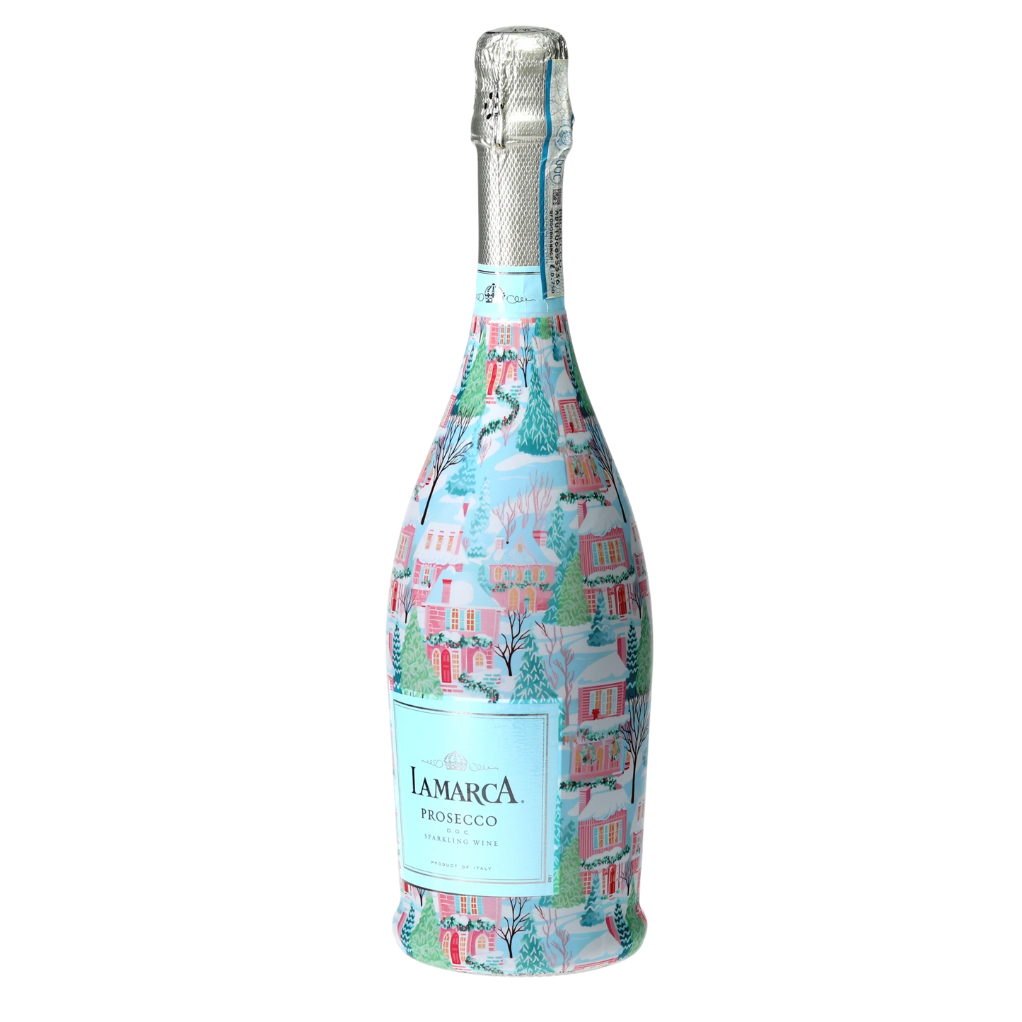 Home for the Holidays Prosecco Bottle Wrap