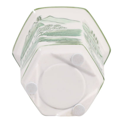 Scented Candle - Sage & Eucalyptus Green Ceramic, 6 Oz