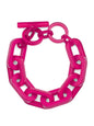 Resin Cable Chain Toggle Bracelet