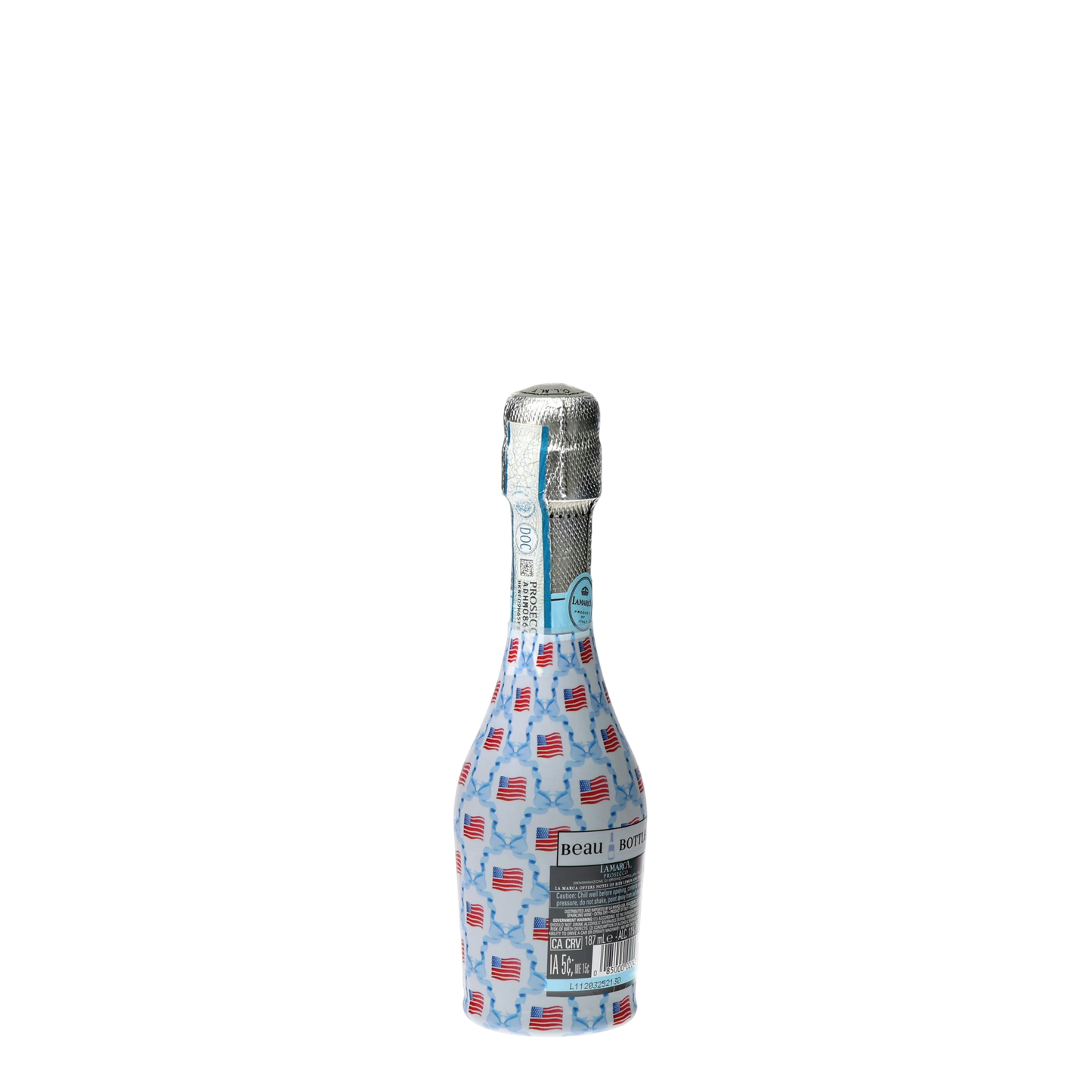Flags & Ribbons Mini Prosecco Wraps (Set of 3)