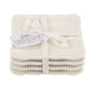 Perlette Gift Cream Melamine Set of 4 SquareCanape Plates