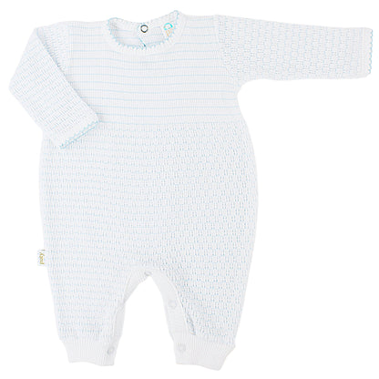 Paty Knit Pinstripe Romper