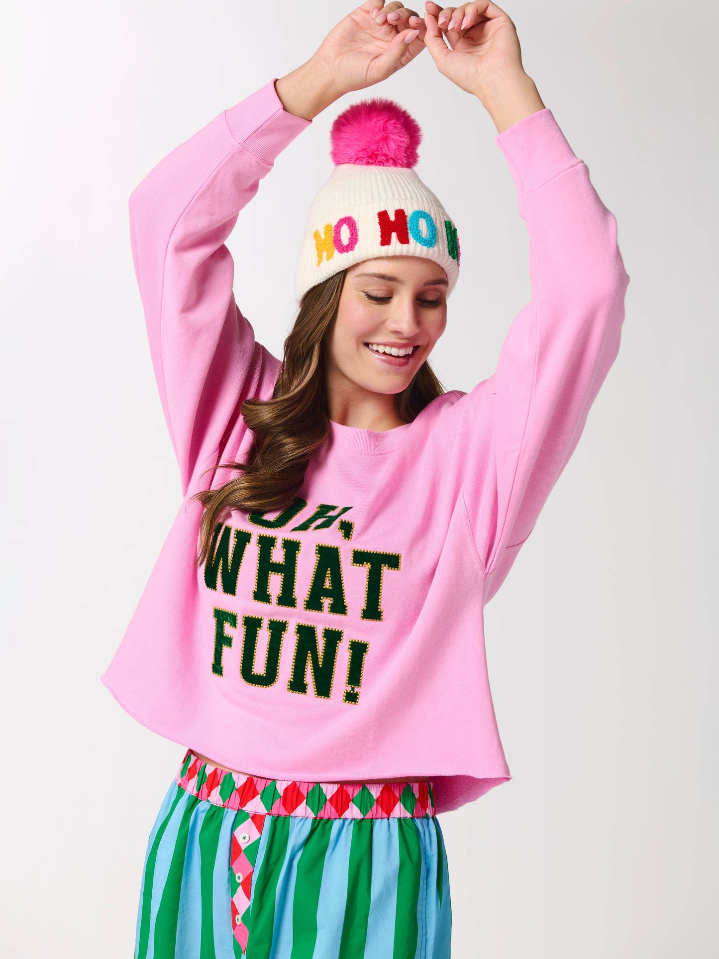 "HO HO HO" BEANIE