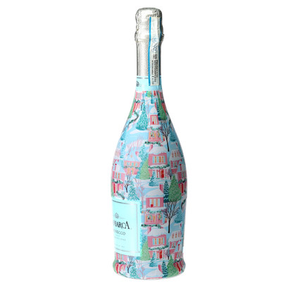 Home for the Holidays Prosecco Bottle Wrap