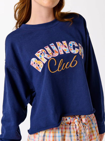 "BRUNCH CLUB" LOUNGEWEAR Top