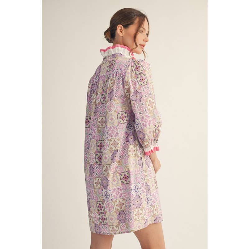Print Shift Dress