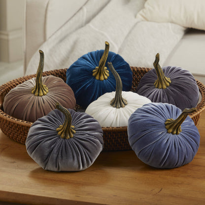 Pumpkin Large Velvet, Fall Mantel Decor, Halloween Table