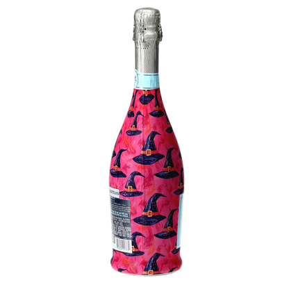 Preppy Halloween Witch Hats Prosecco Bottle Wrap
