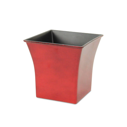 7.25 Inch Square Tapered Plastic Pot