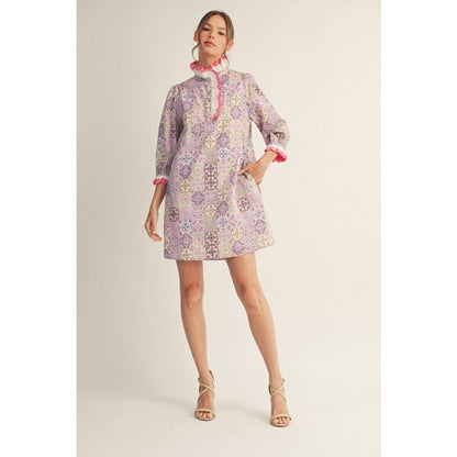 Print Shift Dress