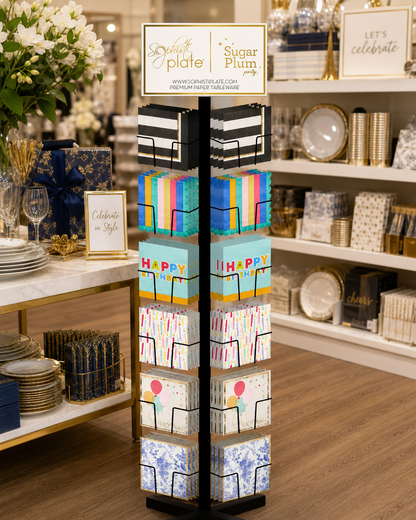 Cocktail Napkin Spinner Rack