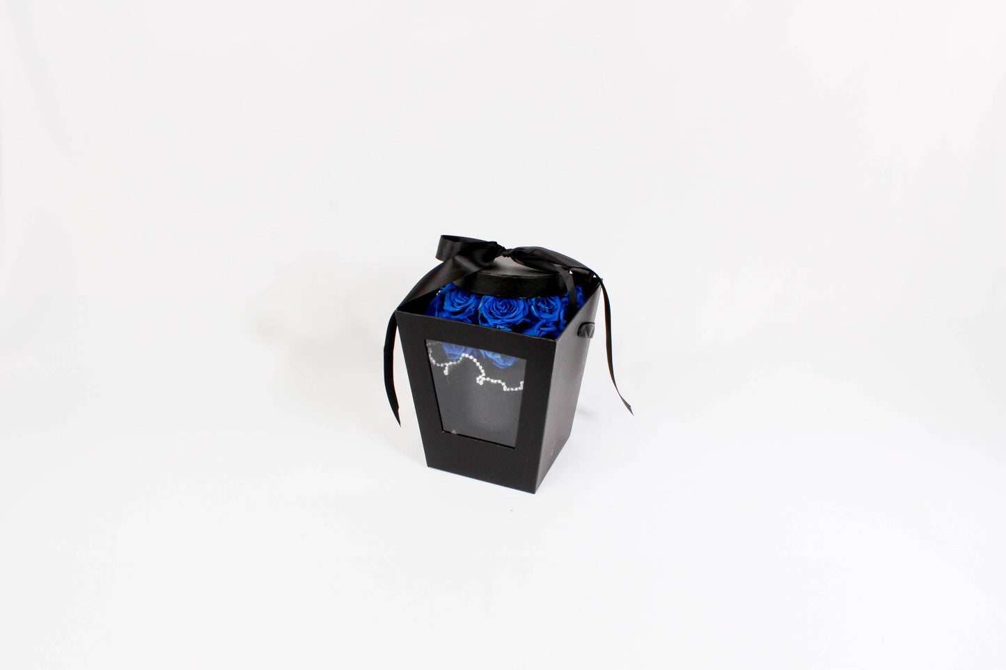 Rigid Trapezoidal Window Flower Tote Bag