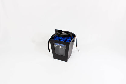 Rigid Trapezoidal Window Flower Tote Bag