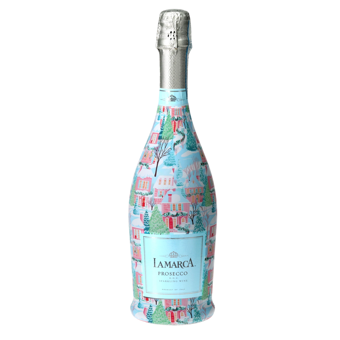 Home for the Holidays Prosecco Bottle Wrap