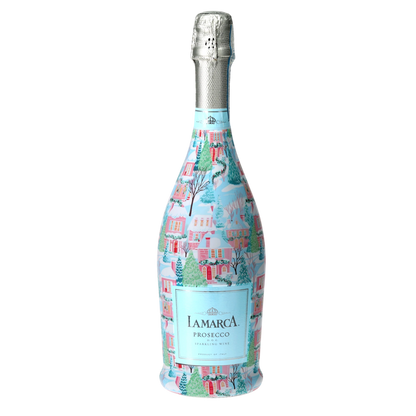 Home for the Holidays Prosecco Bottle Wrap