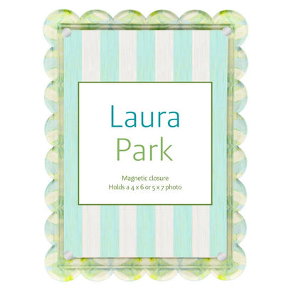 Elephant Falls Scalloped Picture Frame - Laura Park