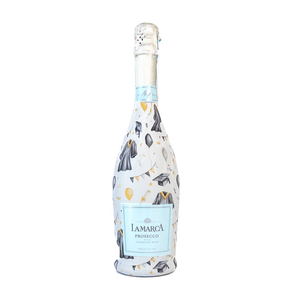 Beau Bottles Black and Gold Graduation - Prosecco Collection