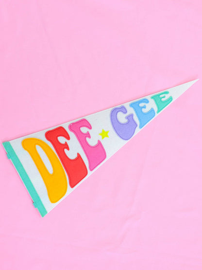 Rainbow Pennant Flag