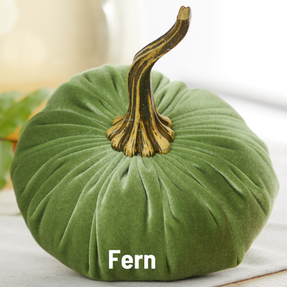 Pumpkin Large Velvet, Fall Mantel Decor, Halloween Table