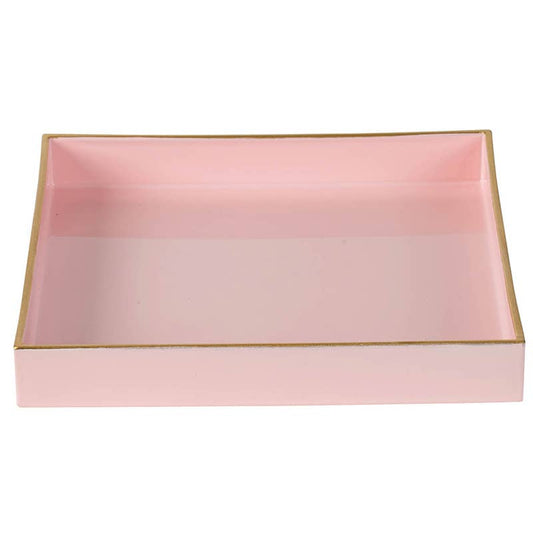 8.5x8.5" Chic Blush Plastic Tray