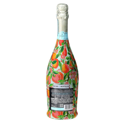 Peach Blossom Grove Prosecco Bottle Wrap