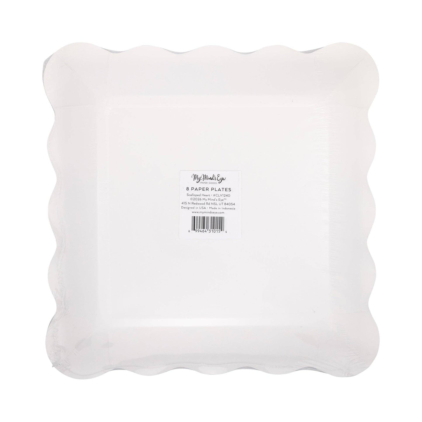 CLV1241 - Cream and Black Ric Rac Plate