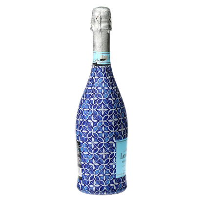 Andalusian Tile Prosecco Bottle Wrap
