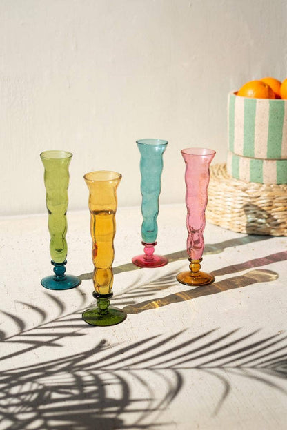 WAVY TRUMPET CHAMPAGNE GLASS