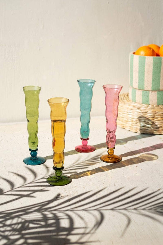 WAVY TRUMPET CHAMPAGNE GLASS