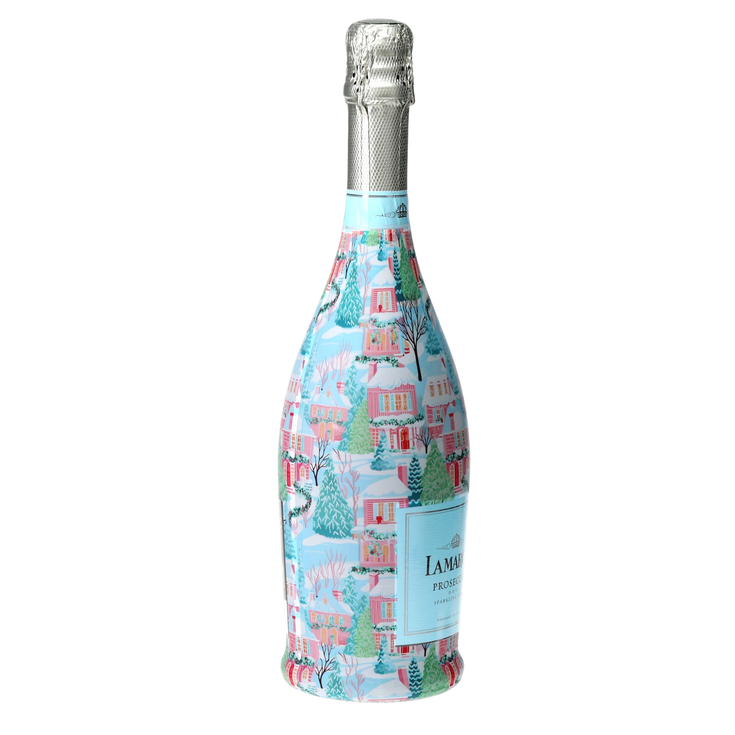 Home for the Holidays Prosecco Bottle Wrap