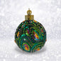 Sequin Peacock Orn