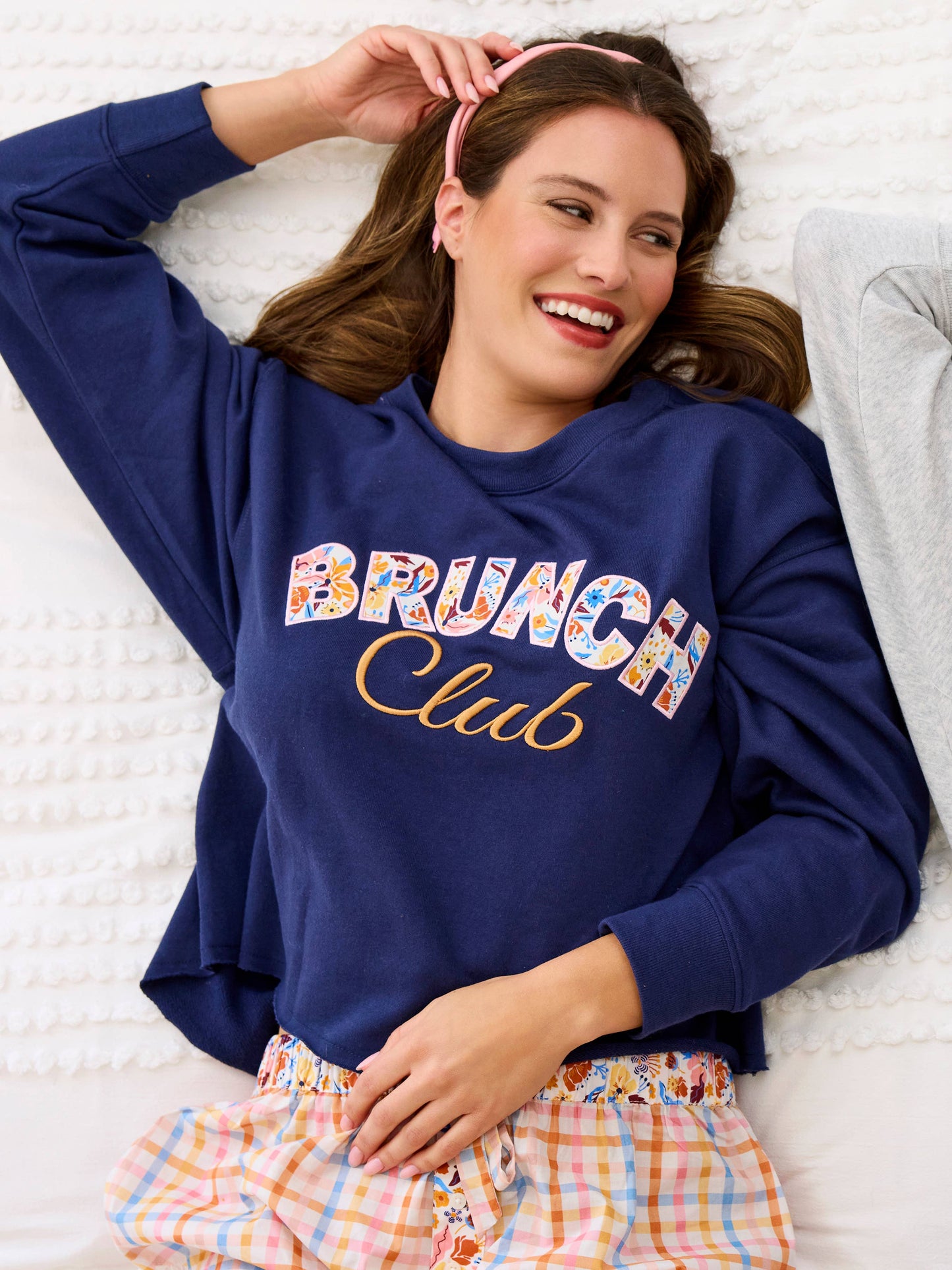 "BRUNCH CLUB" LOUNGEWEAR Top