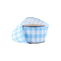 2 1/2" Wired Ribbon | White/Spring Gingham | 10 Yard Roll |