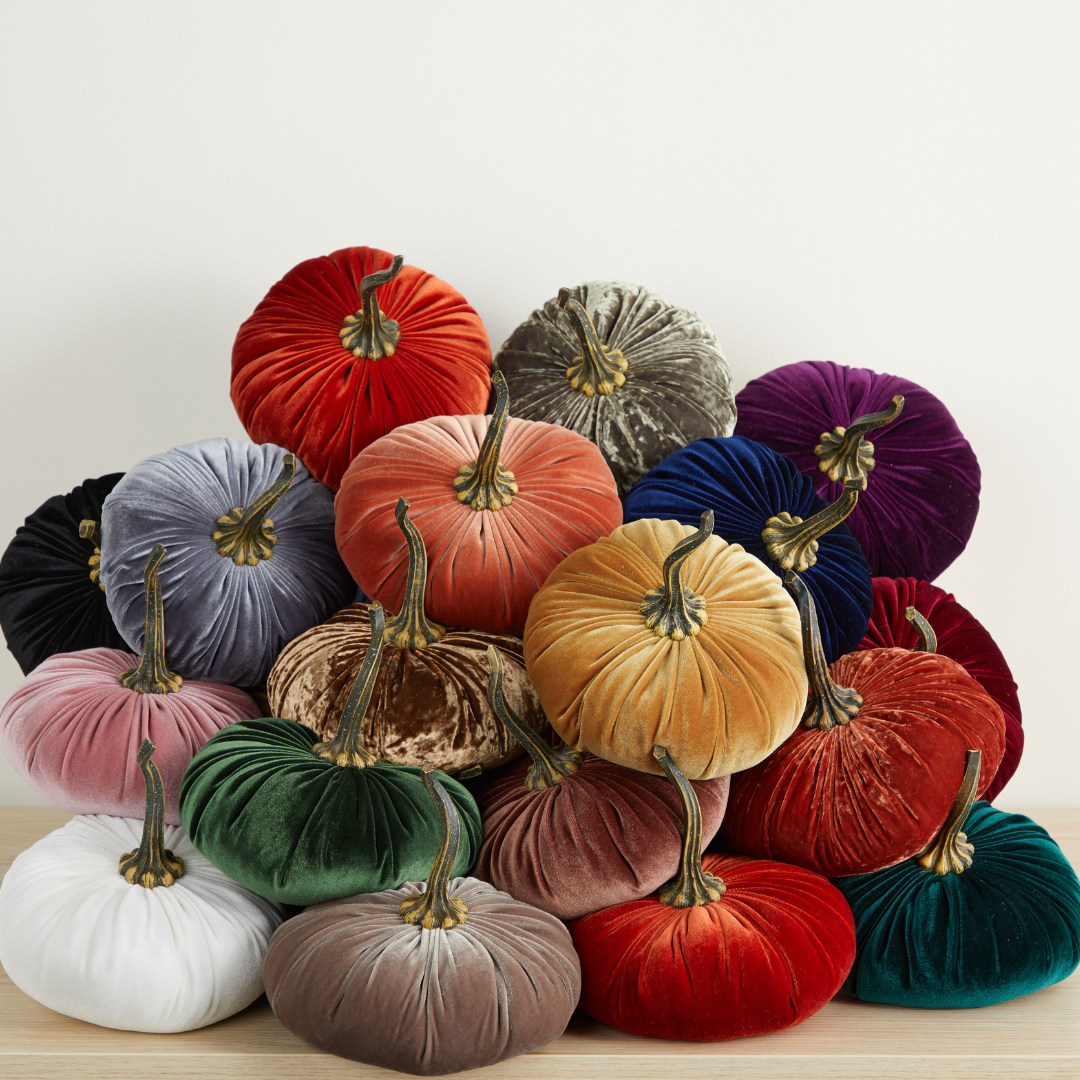 Pumpkin Extra Large Velvet, Fall Accent, Thoughtful Gift