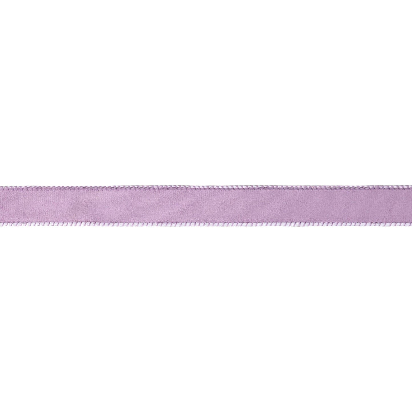 1" Reversible Classic Velvet Wired Ribbon | Lavender/Lavender | 10 Yard Roll