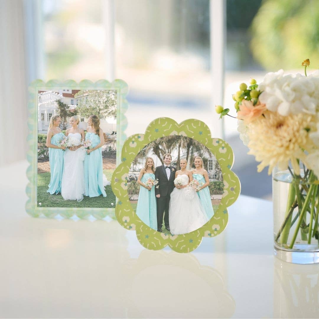 Elephant Falls Scalloped Picture Frame - Laura Park