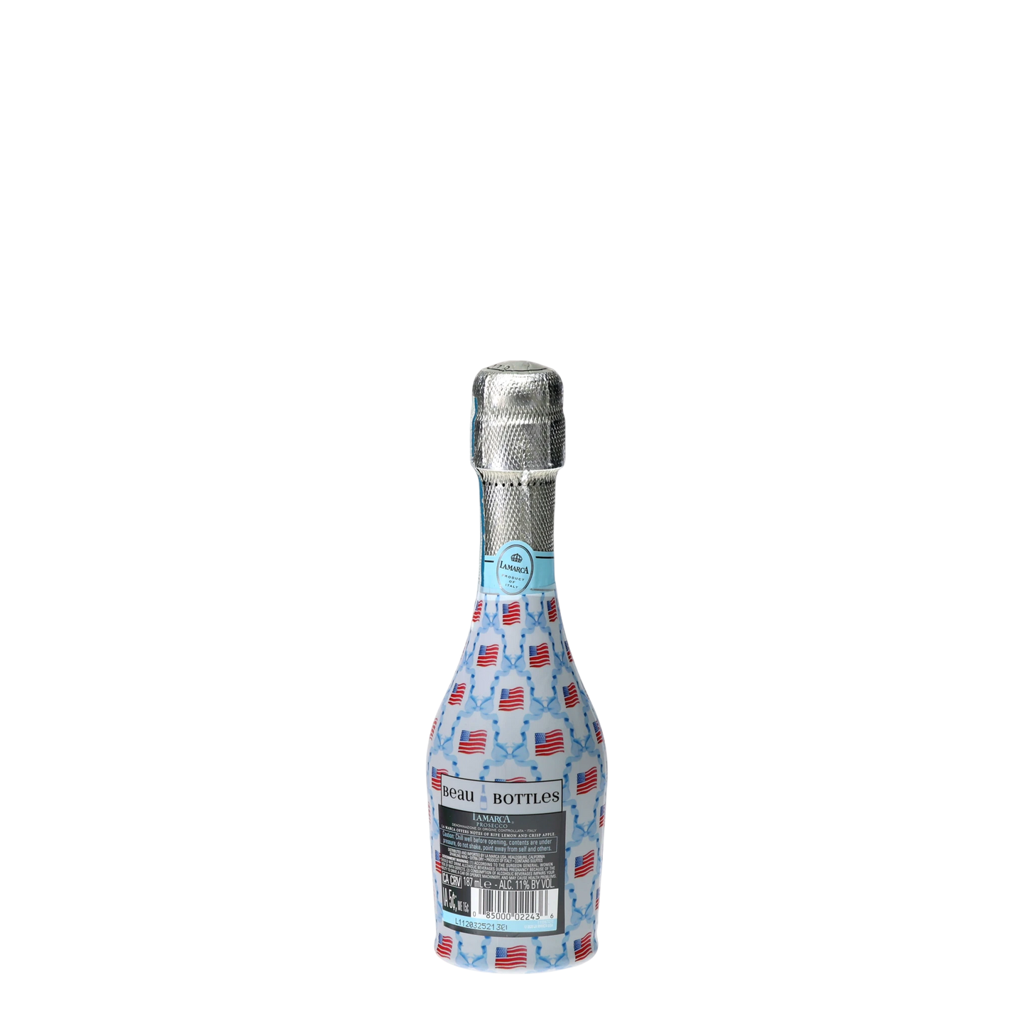 Flags & Ribbons Mini Prosecco Wraps (Set of 3)
