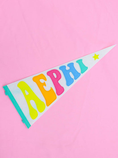 Rainbow Pennant Flag