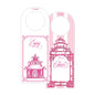 Enjoy Pink Pagoda Cheers Die-Cut Wine Tag