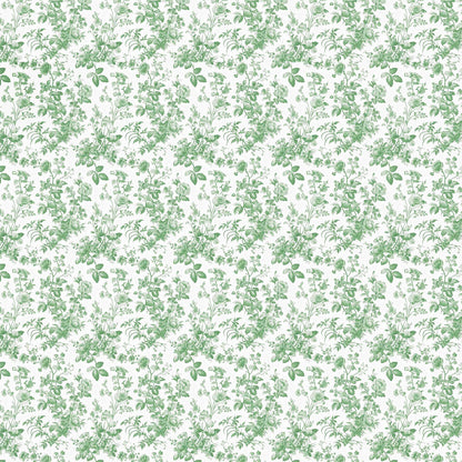 Grandmillennial Green Floral Prosecco Bottle Wrap